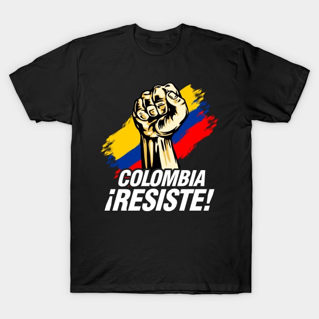 Colombia Resiste T-Shirt by iKaseindustry